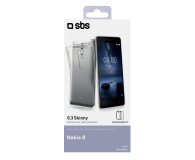 SBS Etui Skinny do Nokia 8 przezroczyste - 1450740 - zdjęcie 2